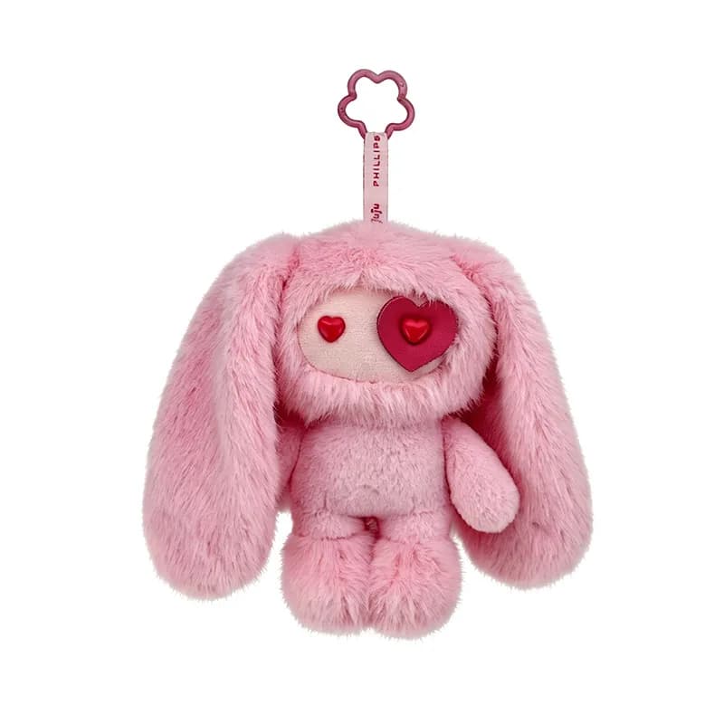 Fluffy Rabbit Keychain