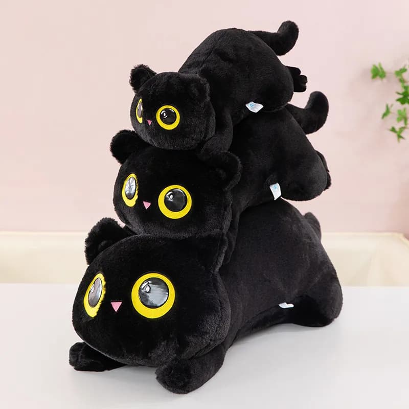 black cat plush toy