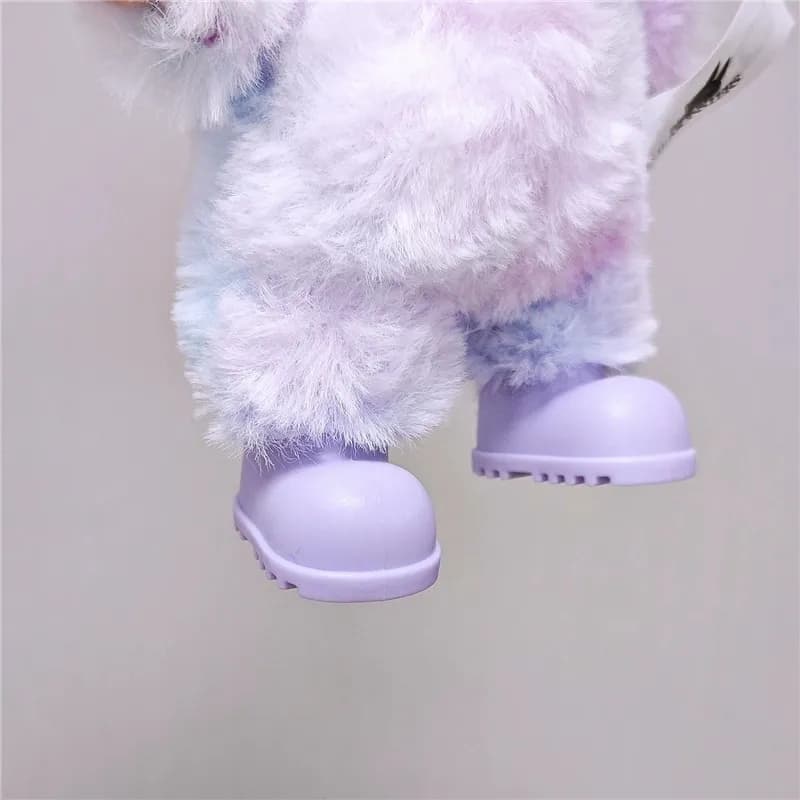 Labubu Doll Shoes Purple