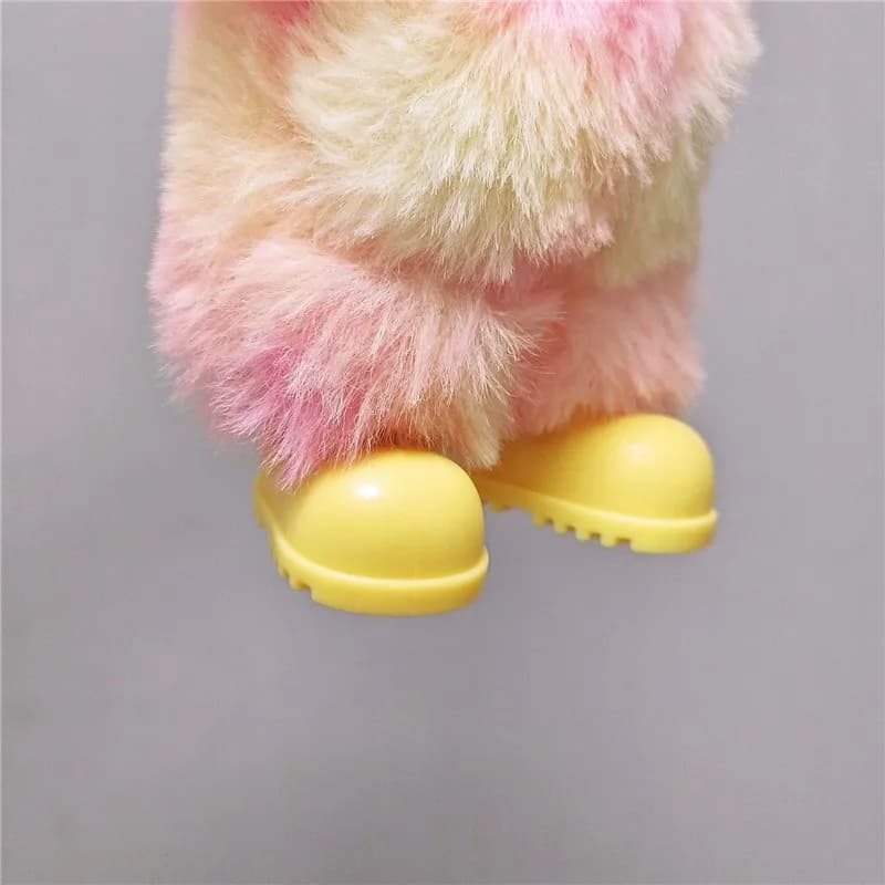 Labubu Doll Shoes Yellow