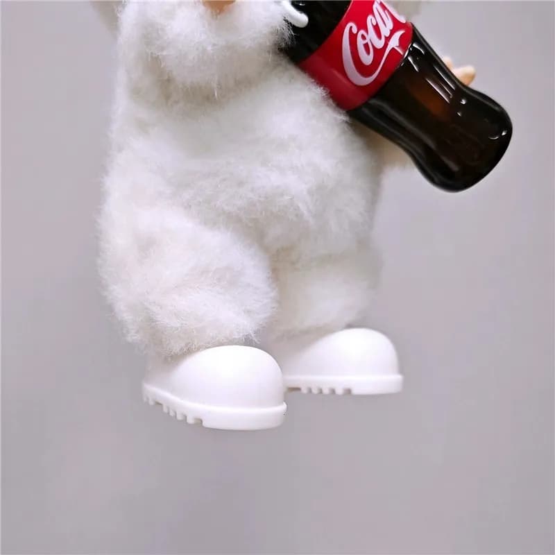 Labubu Doll Shoes White