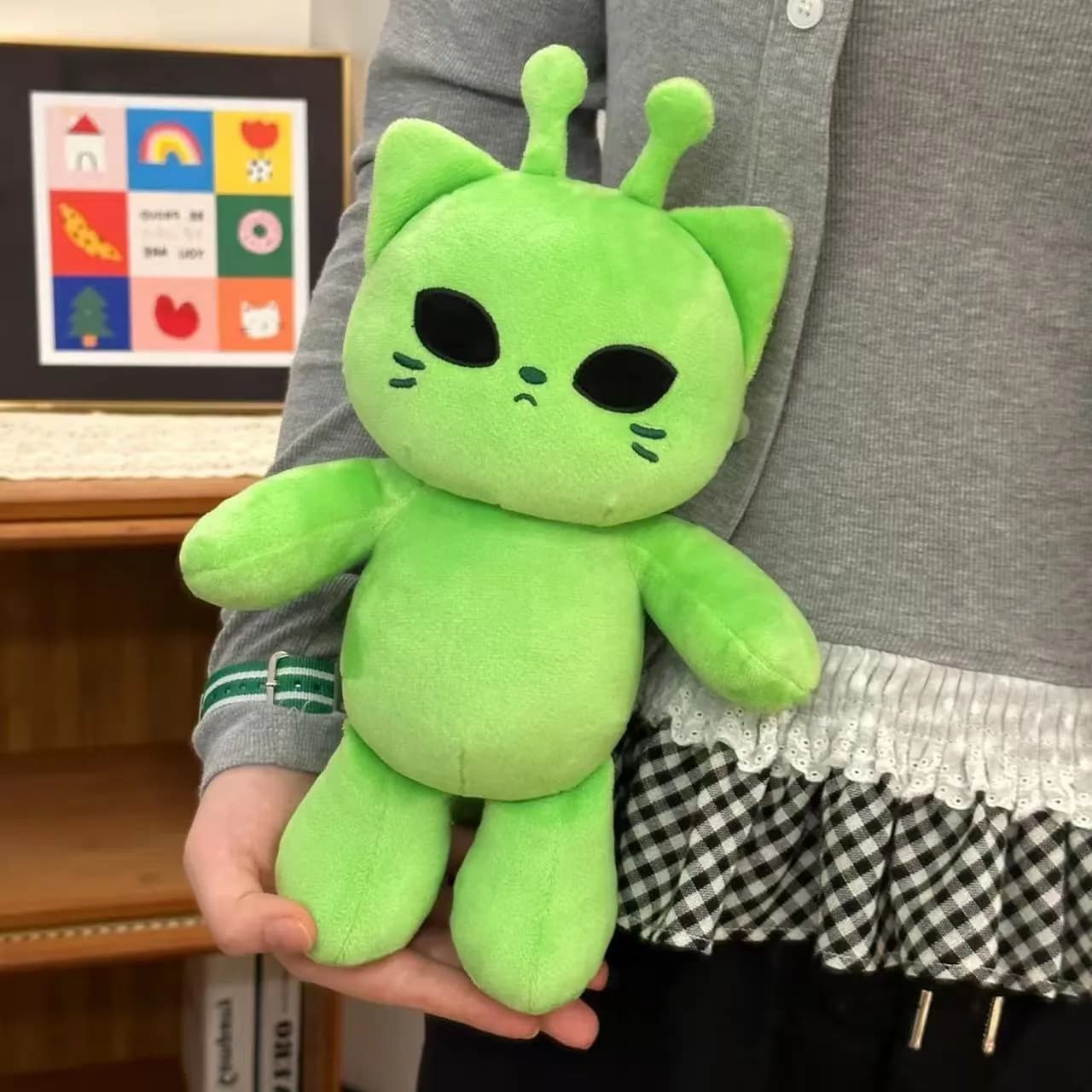 alien cat plush